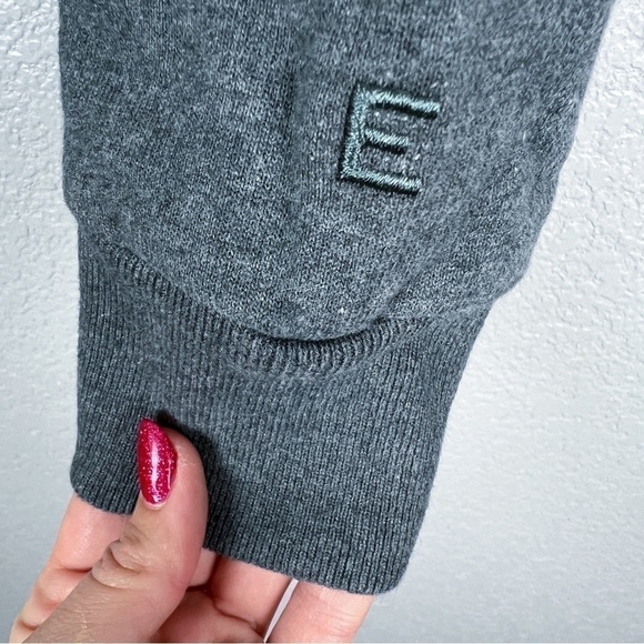 Everlane NWT The Track Hoodie, Dark Heather Grey M - Casual, Classic, Unisex - Picture 3 of 11